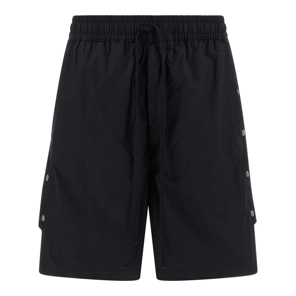 Thom Krom Men's Black Training Shorts, S, 33 Bermuda Shorts