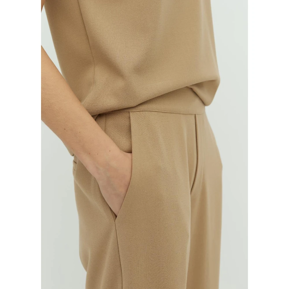 MbyM Beige Wide Leg Broek Emmett Beige Dames