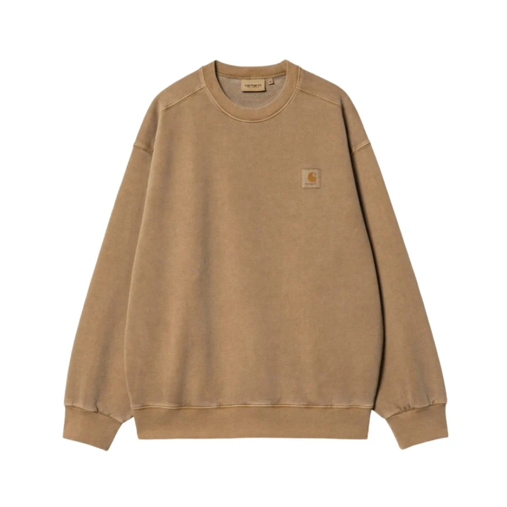 Carhartt Wip , Sweatshirts, Male, Beige, Xl, Vista Sweatshirt - Heavyweight Brushed Cotton Jersey