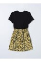 elegant-black-logo-print-dress