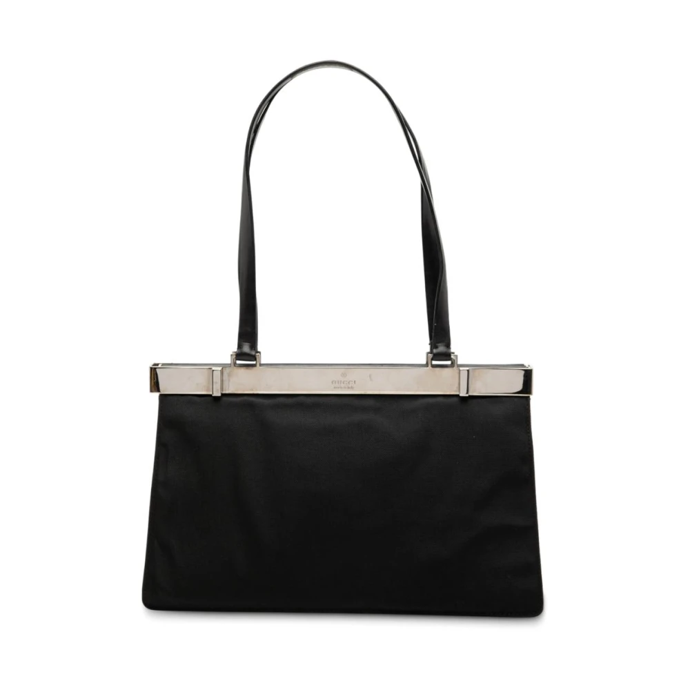 Gucci Vintage Women's Black Pre-Owned Tote Bag
