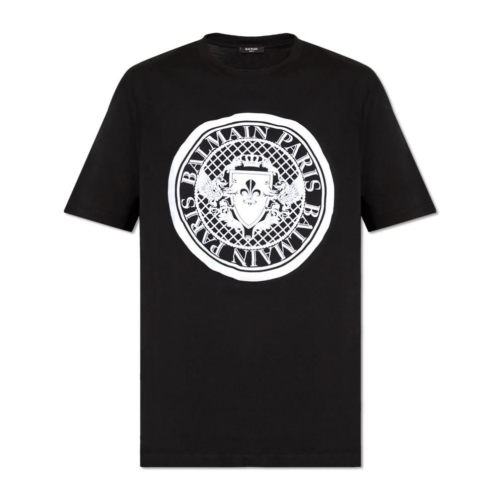Balmain - Tops > T-Shirts - Black - Balmain - Modalova
