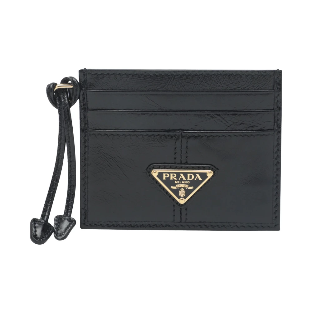 Prada Portacarte - Female - Wallets & Cardholders - Black - One Size - Accessories
