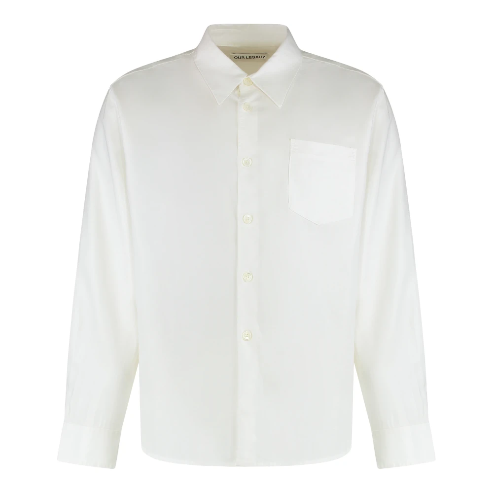 Our Legacy Men's White Beyond Shirt - Casual Shirts - L - Shirts