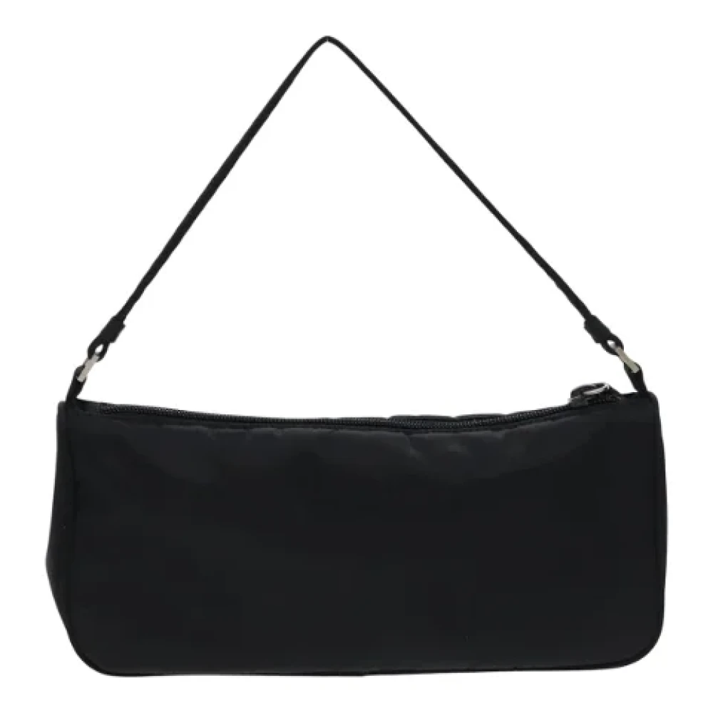 Prada Vintage Pre-owned Nylon prada-bags Black Dames