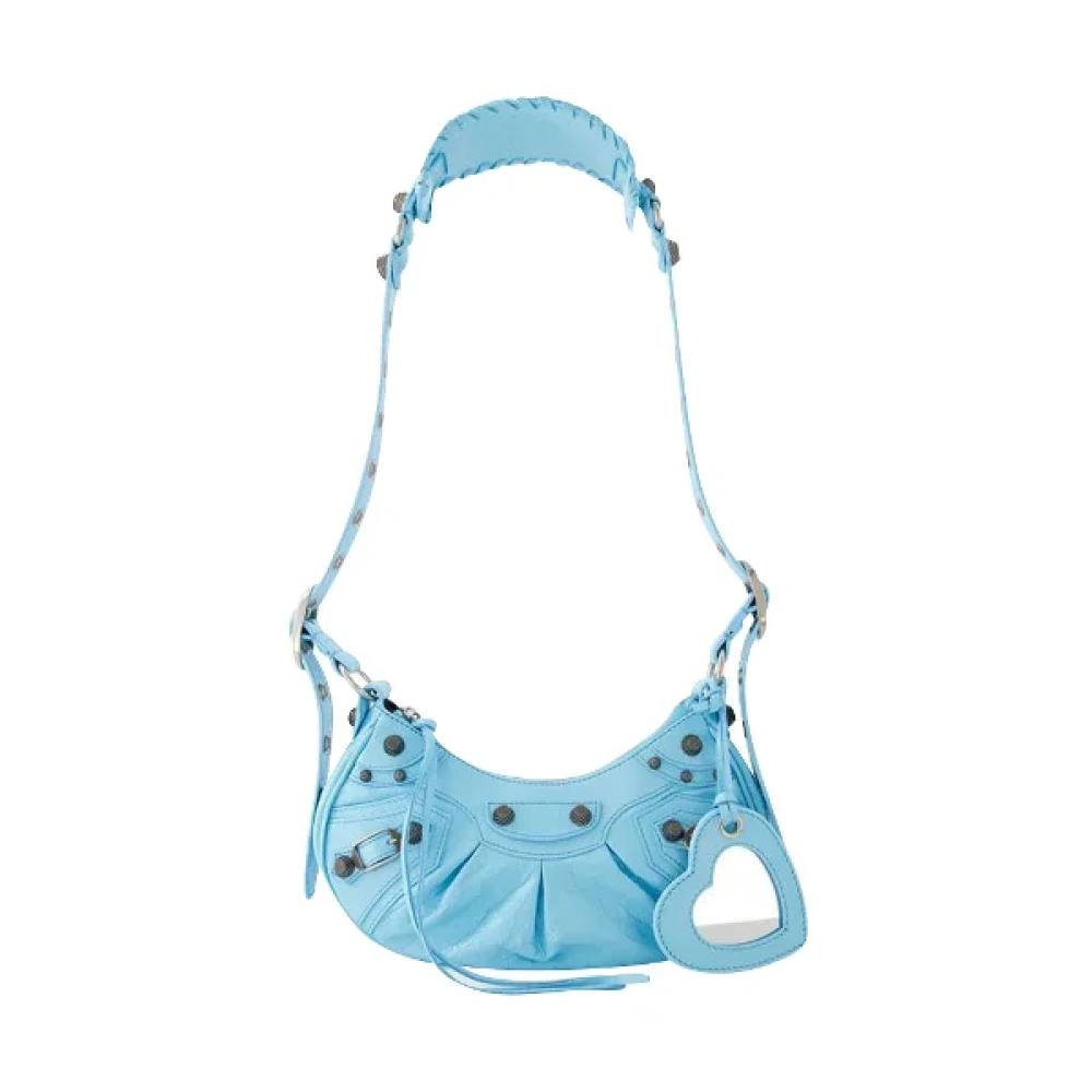 Balenciaga Leather crossbody-bags Blue Dames