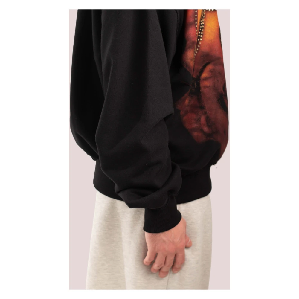 Misbhv Zwarte Paris Trance Hoodie Black Heren