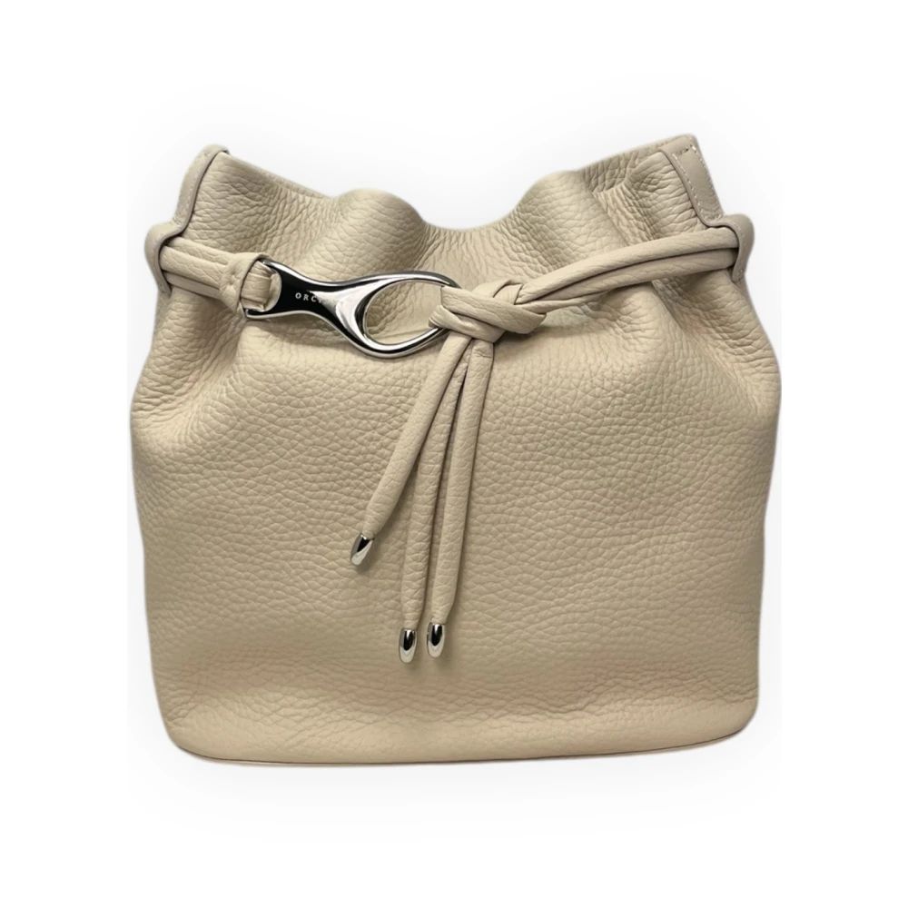 Orciani Women's Green Bucket Bags, One Size, Soft Shoulder Bag Dory Model