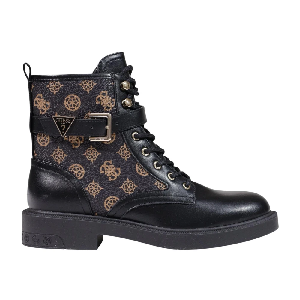 Guess , Lace-Up Boots, Female, Multicolor, 5 Uk, Fellini Combat Boots