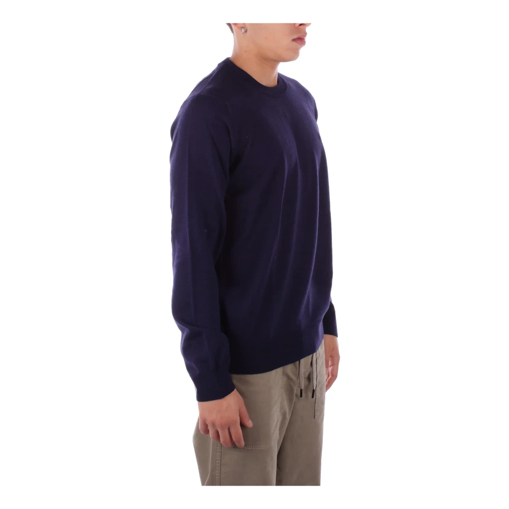 Lacoste Blauwe Logo Front Sweater Blue Heren