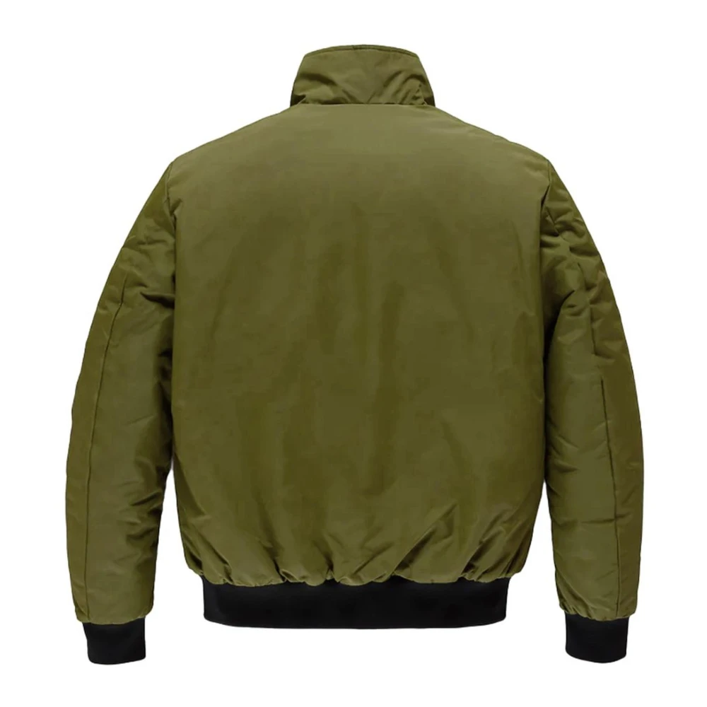 RefrigiWear Groene Winddichte Bomberjack Winterstijl Green Heren
