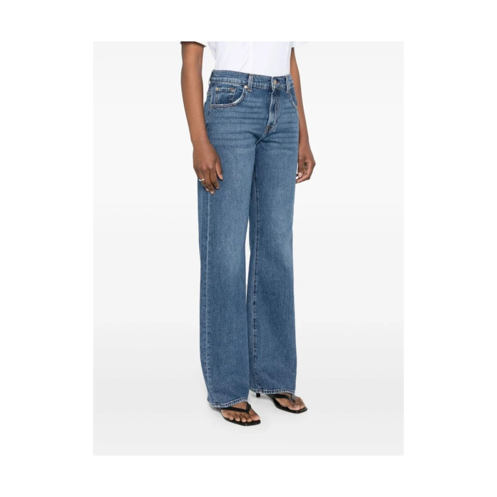 7 For All Mankind Jeans bootcut Blue Dames