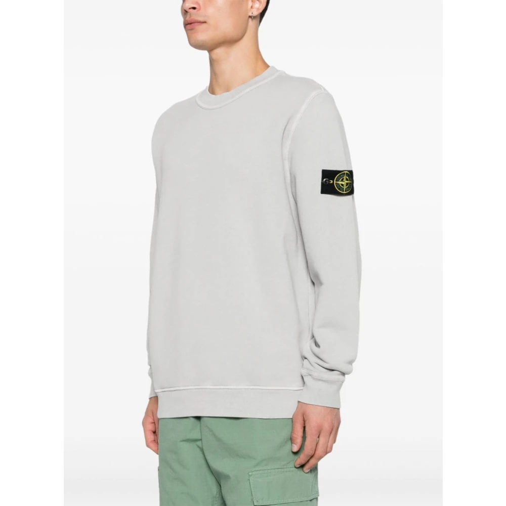 Stone Island Grijze Sweater Collectie Gray Heren