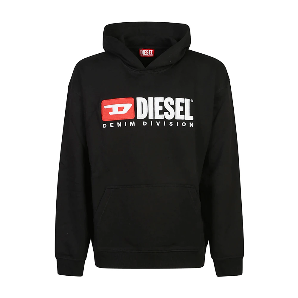 Diesel Zwarte Sweatshirt Aw24 Herenkleding Black Heren