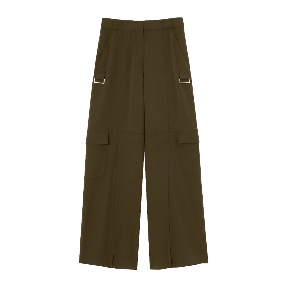 Pinko Wijde cargobroek met utility-stijl Green Dames