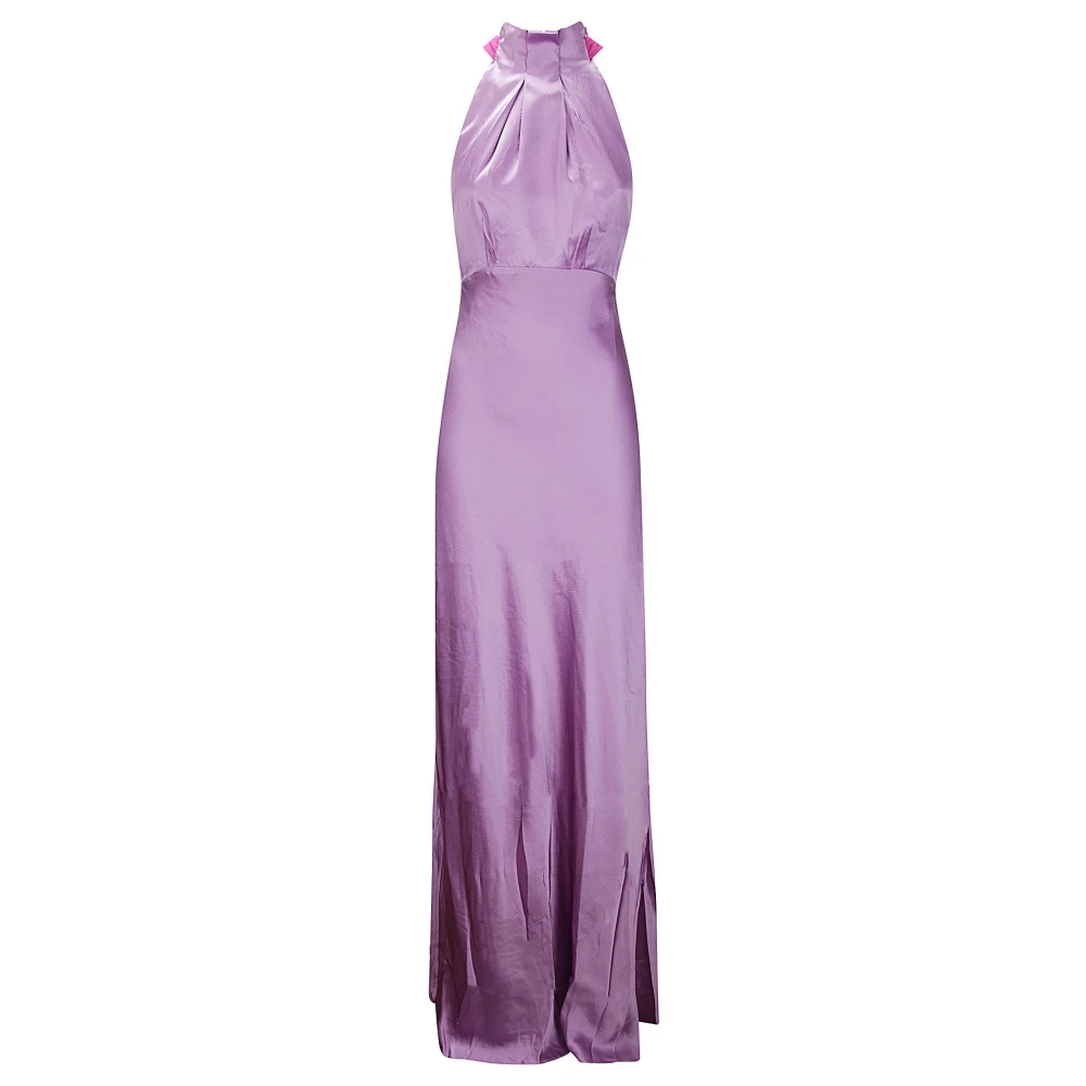 Saloni Elegante Michelle Jurk voor Vrouwen Purple Dames