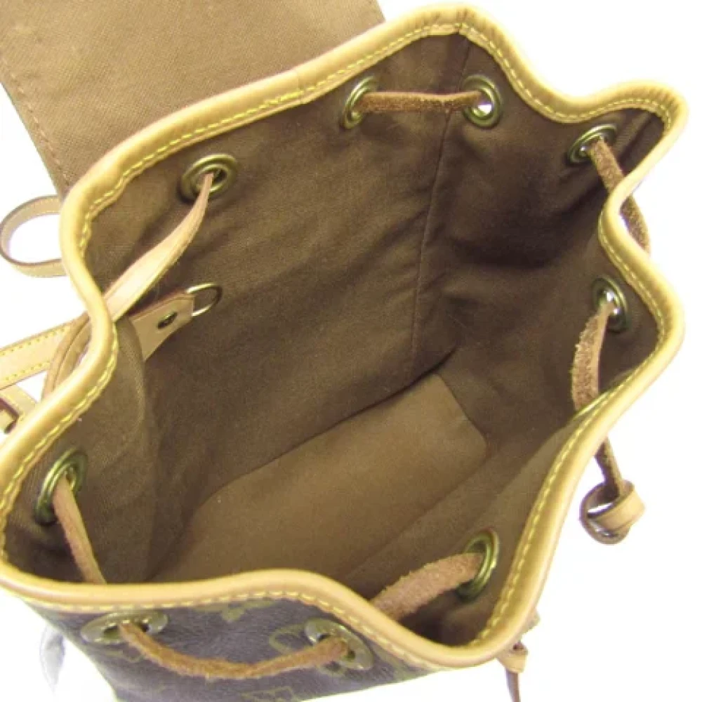 Louis Vuitton Vintage Pre-owned Canvas backpacks Brown Dames