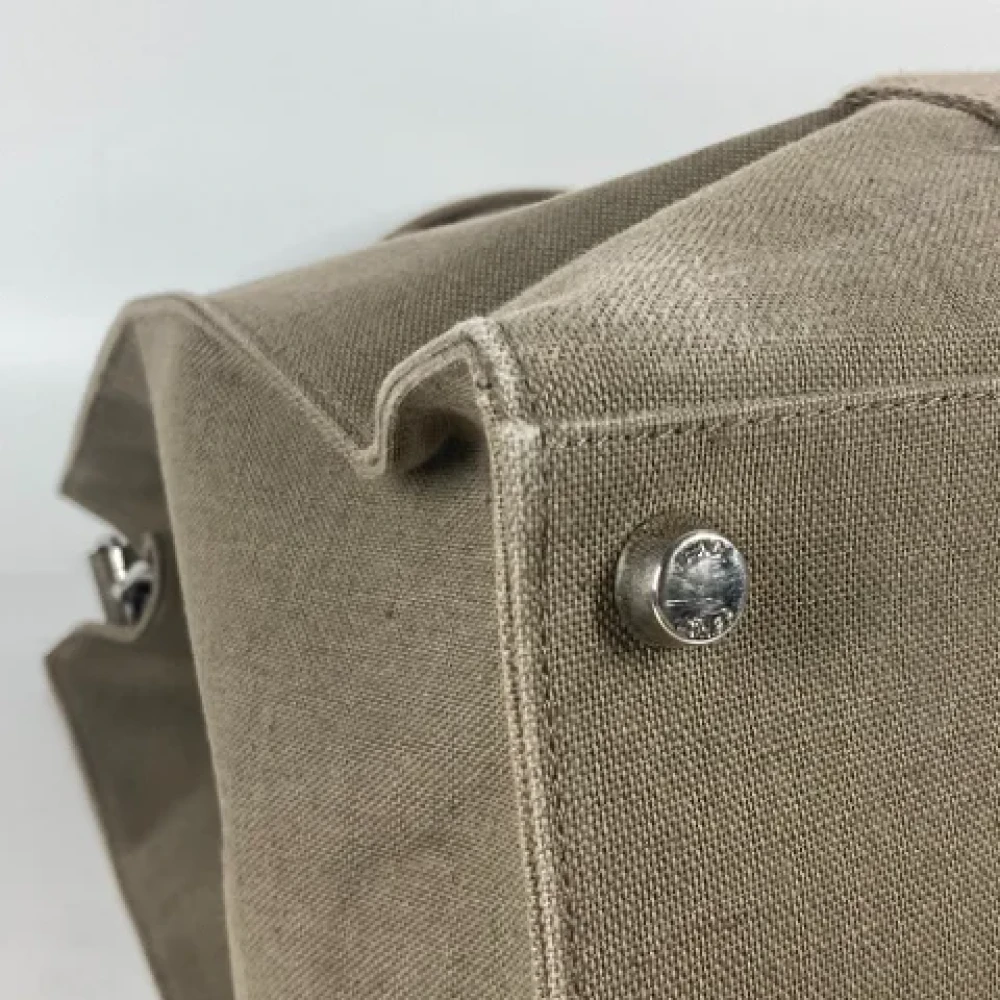 Fendi Vintage Pre-owned Canvas fendi-bags Gray Dames