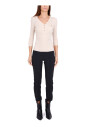 top-en-jersey-cotele-de-soie-a-col-en-v