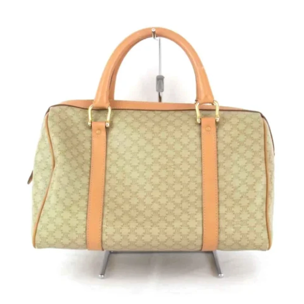 Celine Vintage Pre-owned Fabric celine-bags Beige Dames
