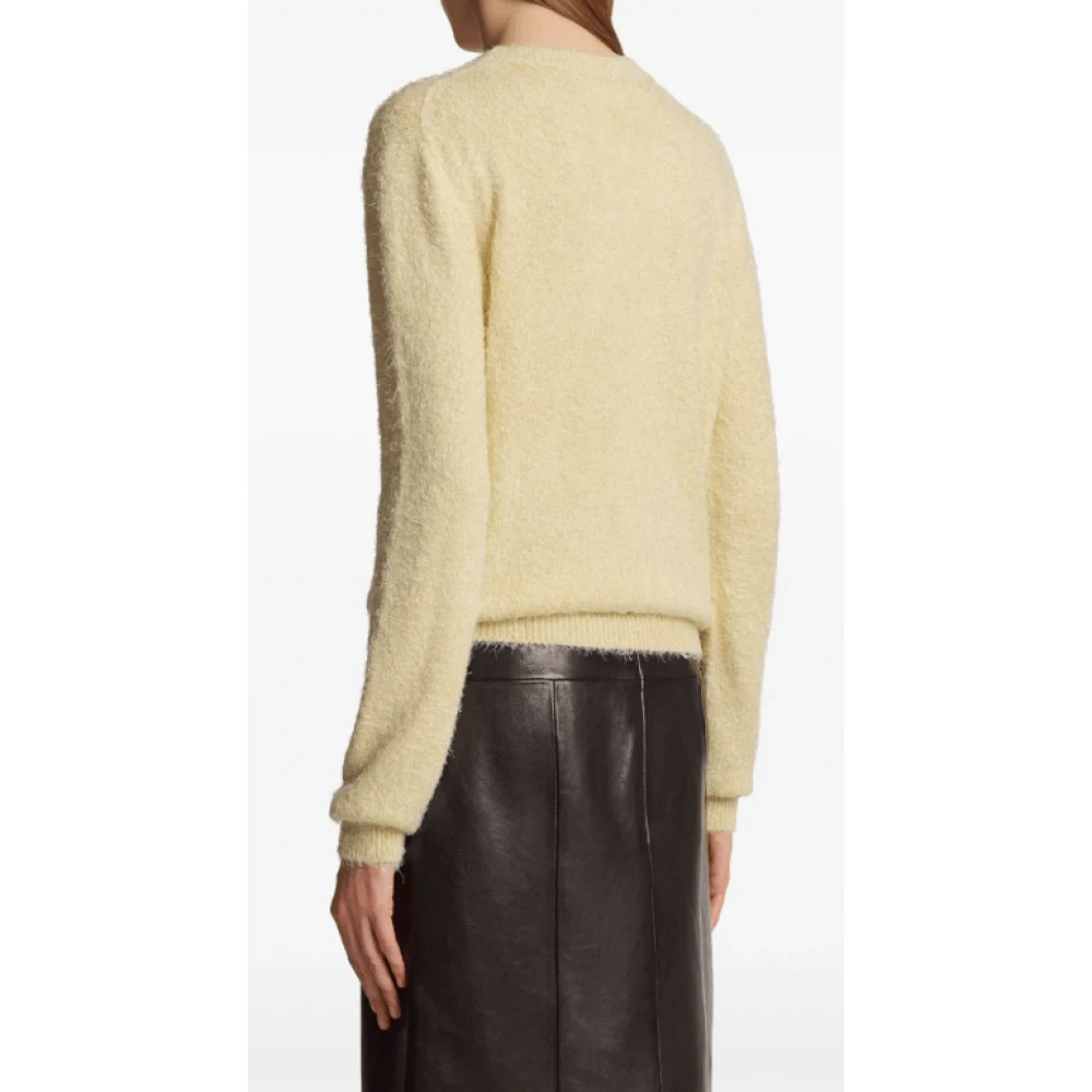 Khaite Beige Kasjmier-Zijde Trui Beige Dames