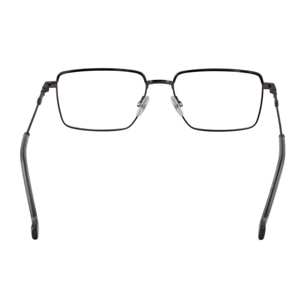 Hackett Metalen Rechthoek Blauwfilter Optische Monturen Gray Heren