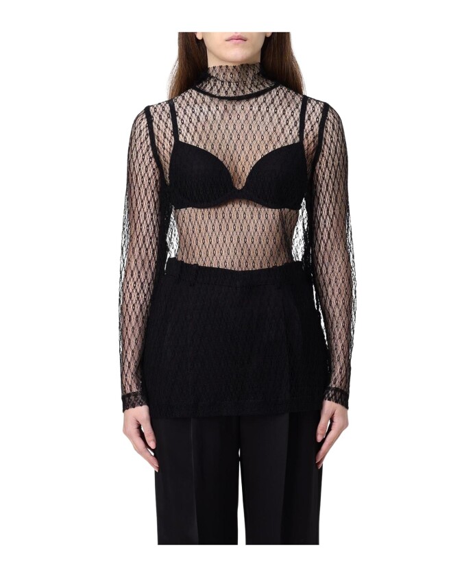 haut-noir-a-col-montant-en-dentelle