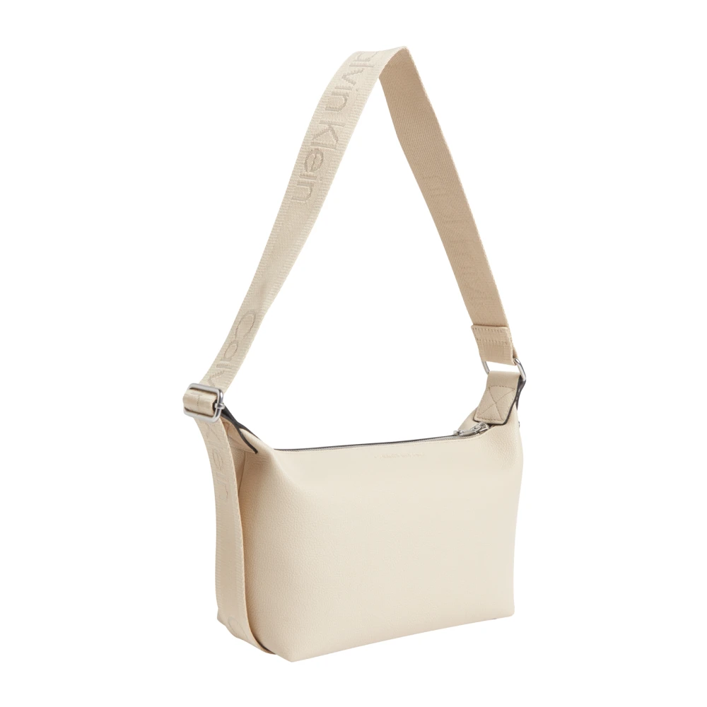 Calvin Klein Stijlvol Ultralight Schoudertas Sand Beige Dames