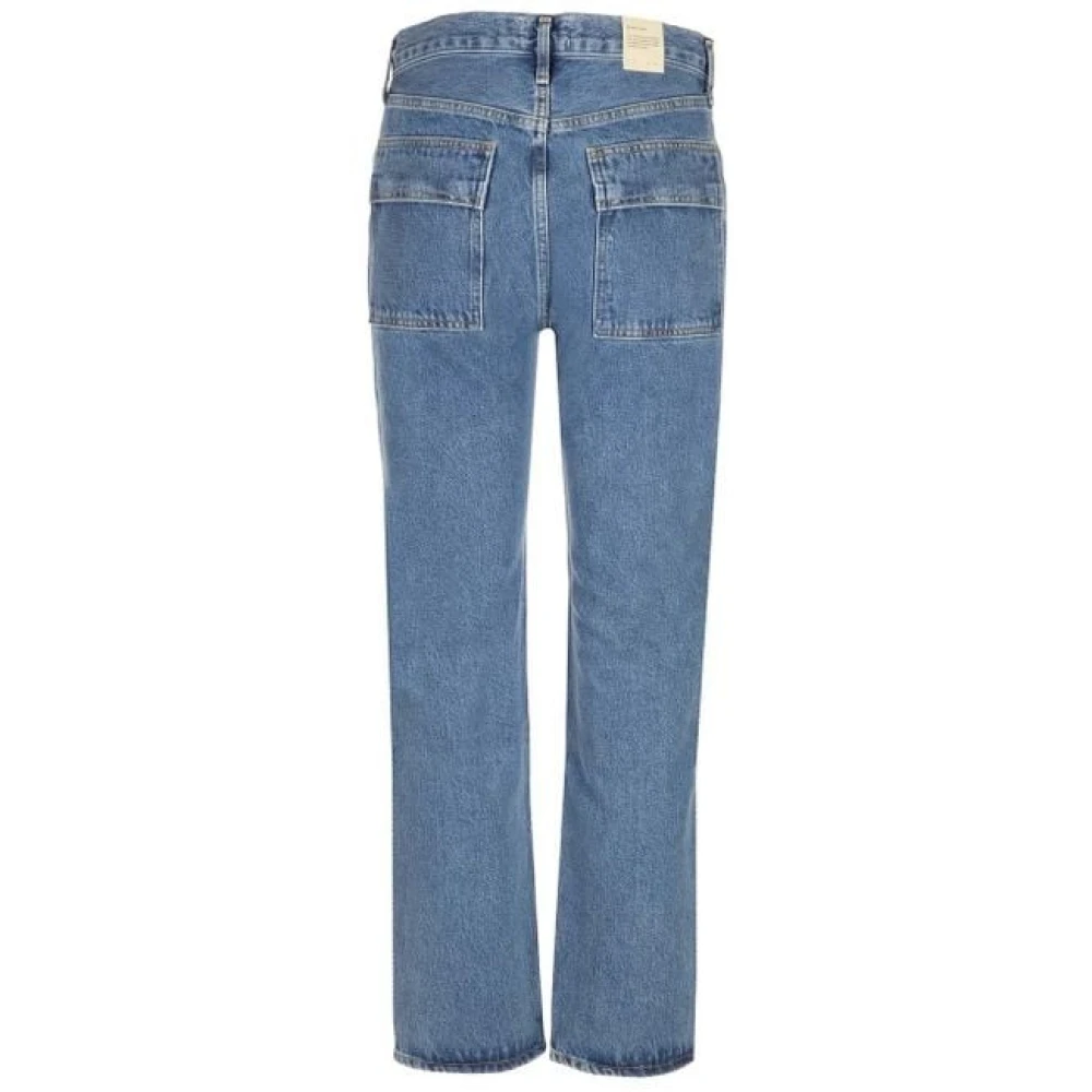 Agolde Cargo Jeans Vrouw Blauw Katoen Blue Dames