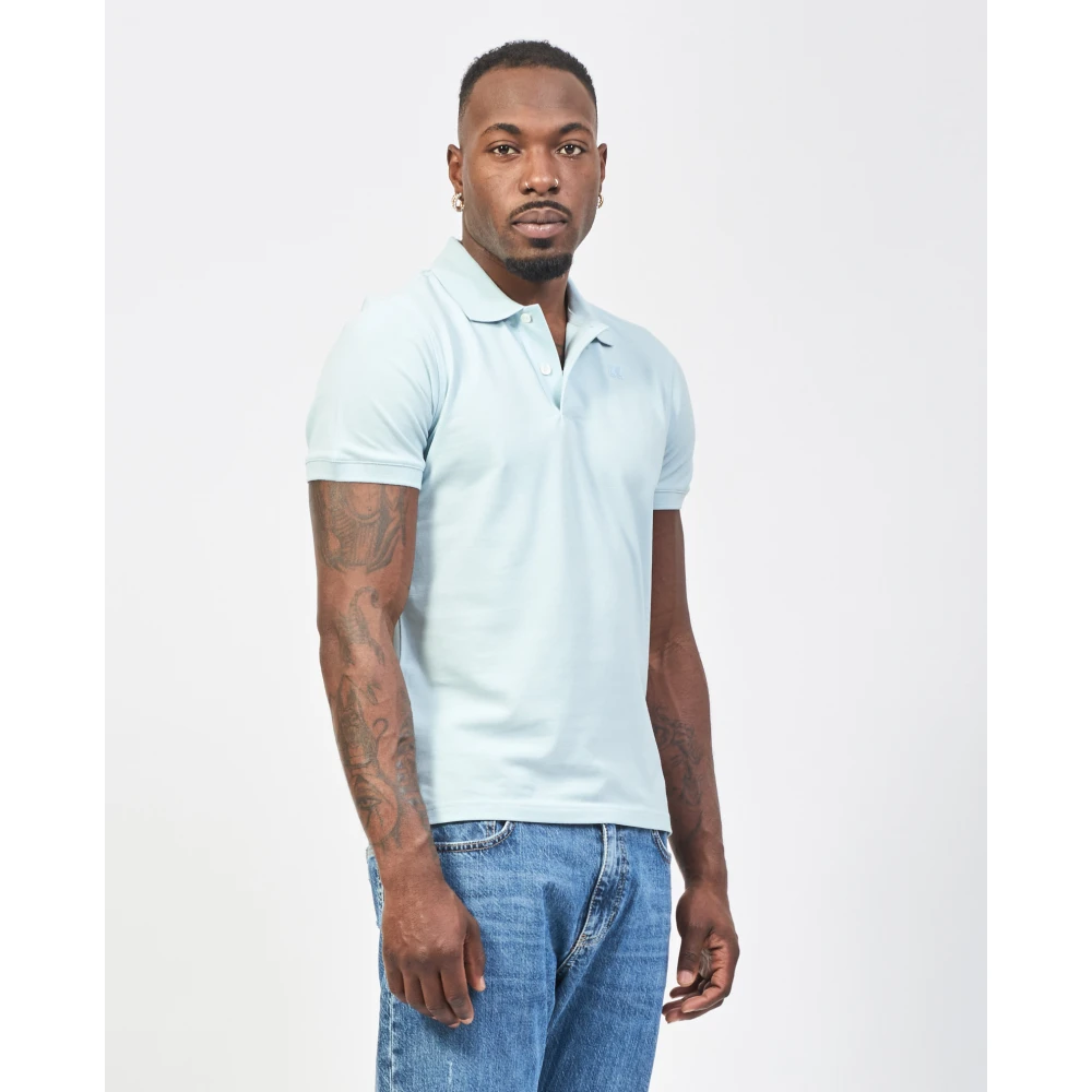 K-way Lichtblauwe Polo T-shirt Amedee Blue Heren