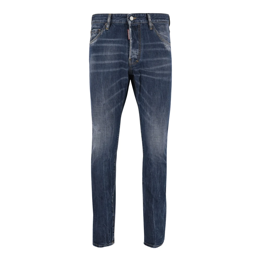 Dsquared2 Klassieke katoenen denim jeans Blue Heren