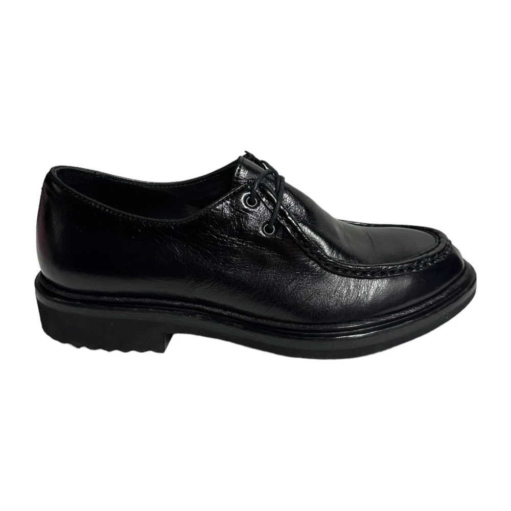 Marechiaro 1962 Lage Polyester Veterschoenen Ingenieursstijl Black Heren