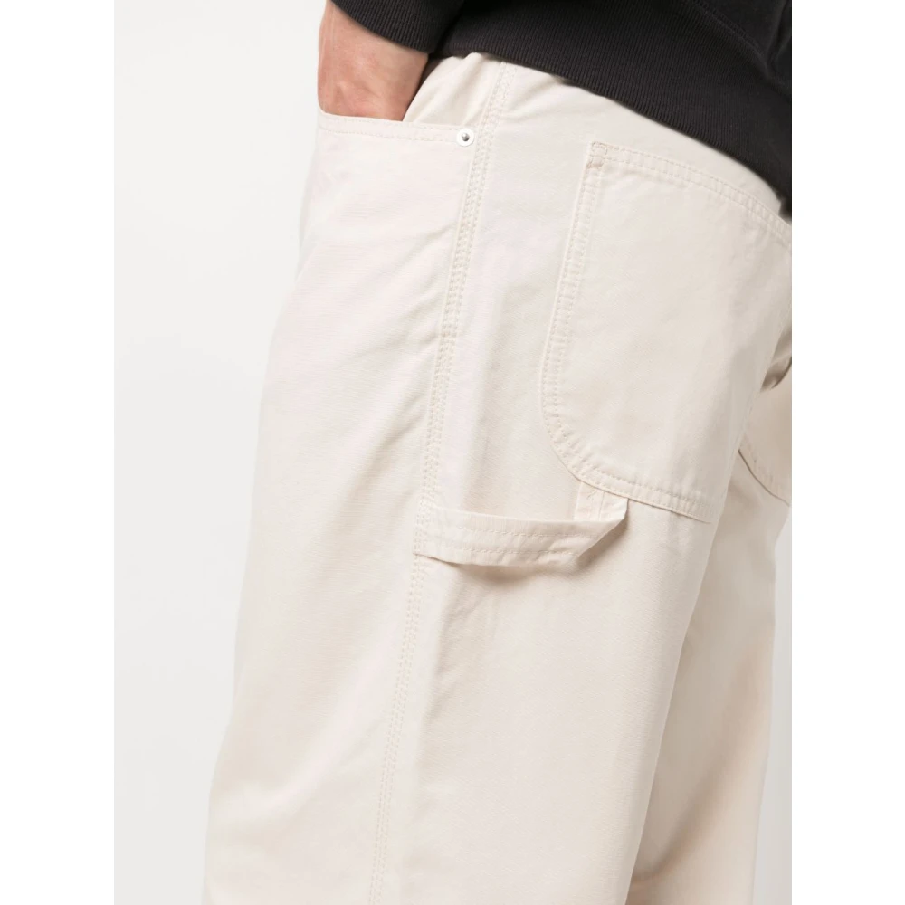 Isabel marant Beige Katoenen Broek met Workwear Detail Beige Heren