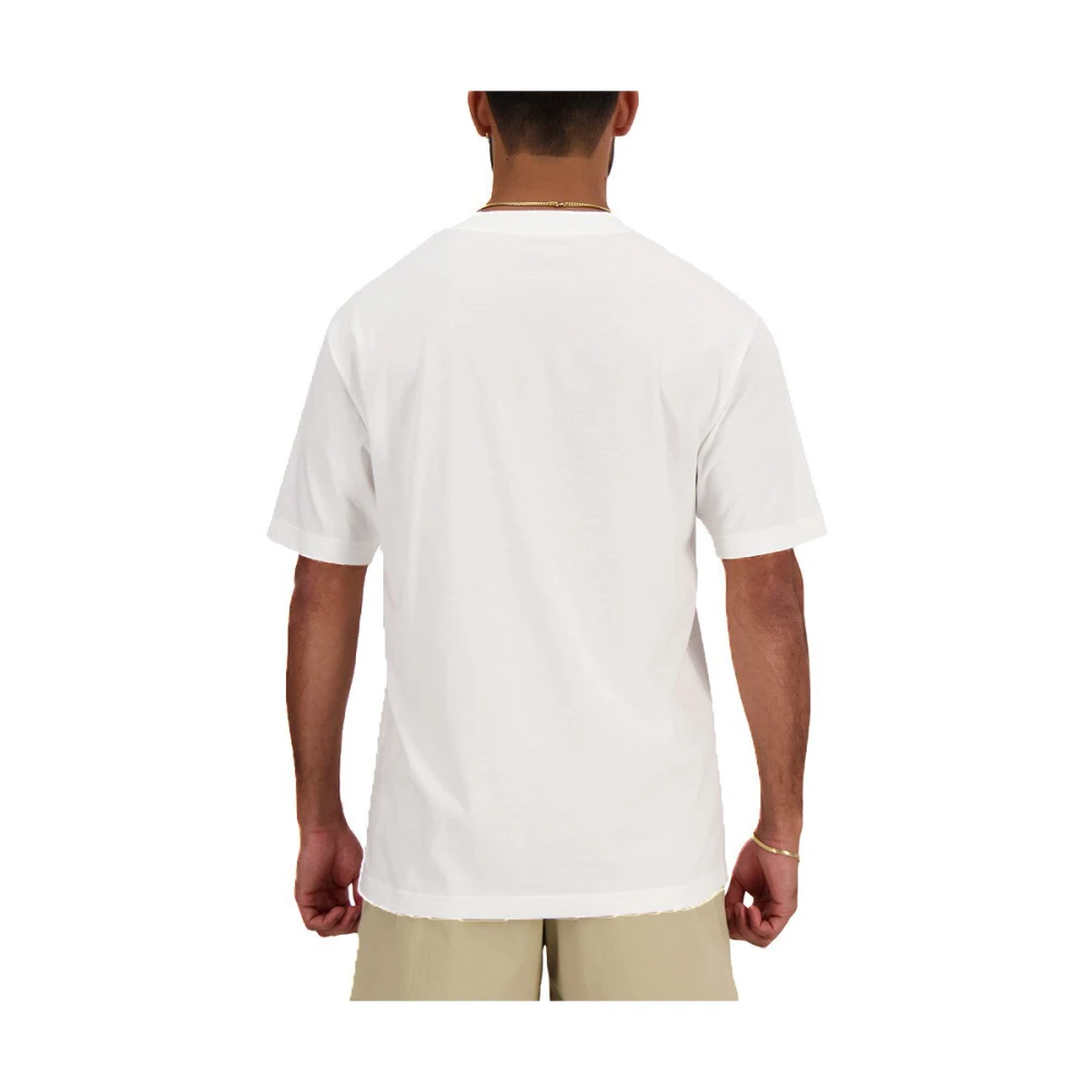 New Balance T-Shirts White Heren