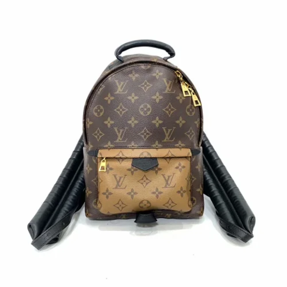 Louis Vuitton Vintage Pre-owned Canvas backpacks Brown Dames