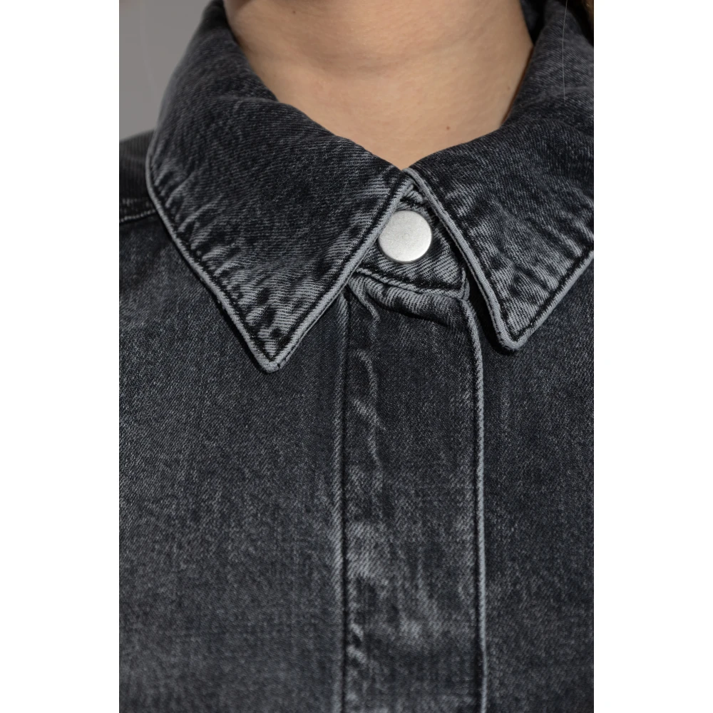 Gestuz Zuva Denim Overhemd Gray Dames