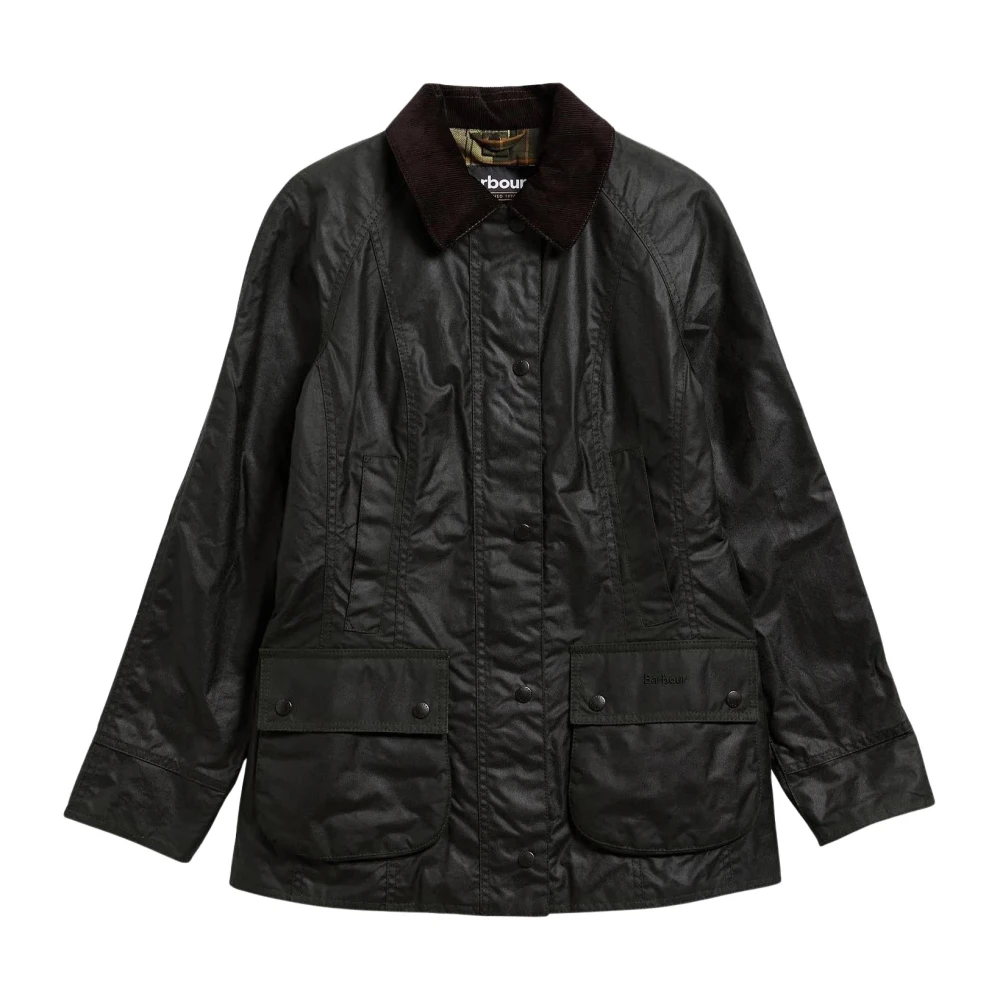 Barbour Donna Verde - Giacca Cerata Beadnell - Jackets - L