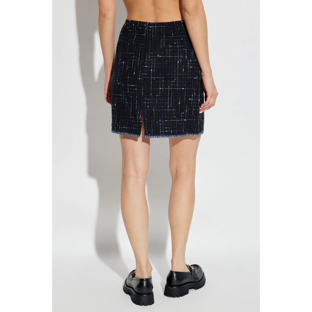 ETRO Tweed rok Black Dames