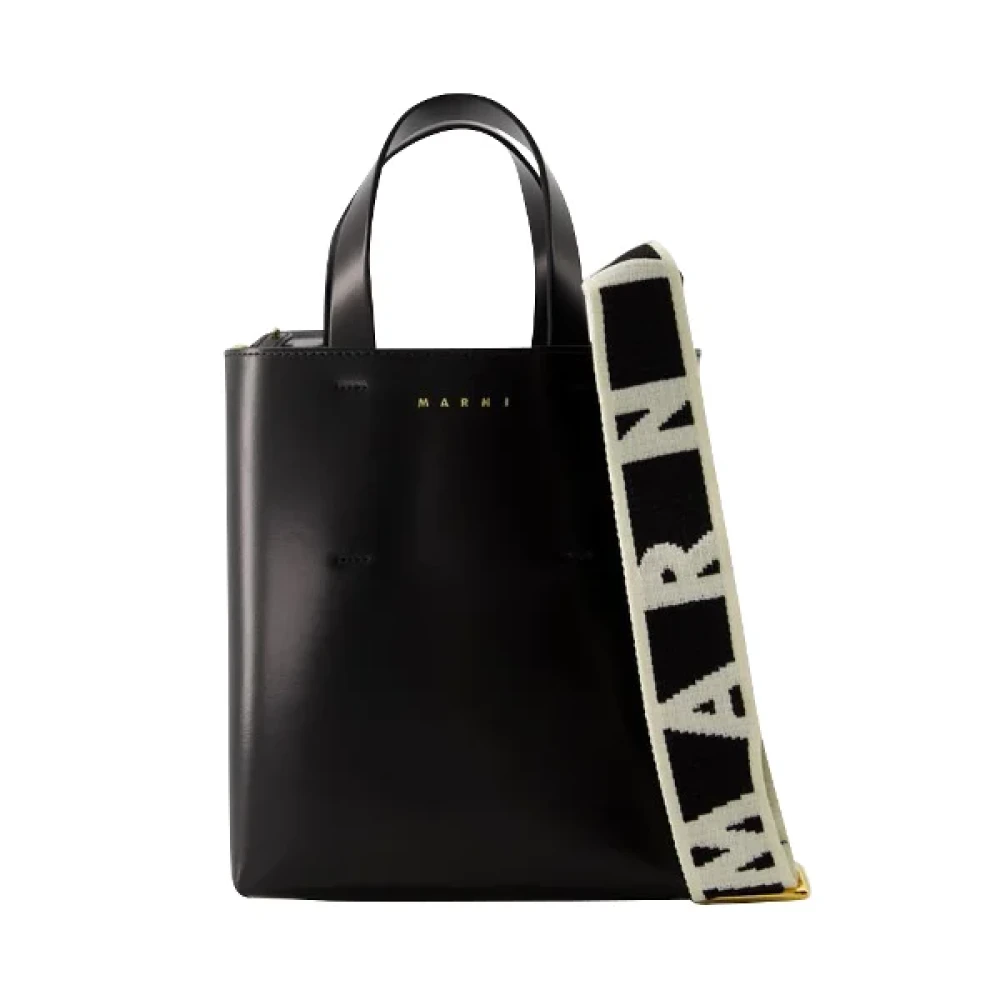 Marni Leather shoulder-bags Black Dames