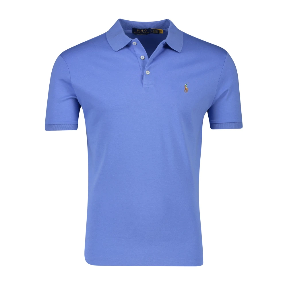 Polo Ralph Lauren Blauwe poloshirt met korte mouwen Blue Heren