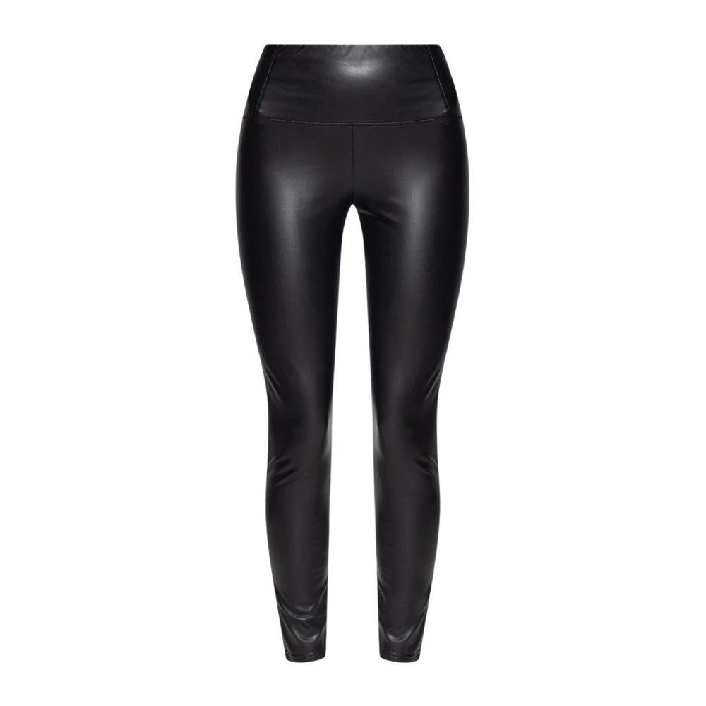 AllSaints ‘Cora’ Läder-look Leggings Black, Dam