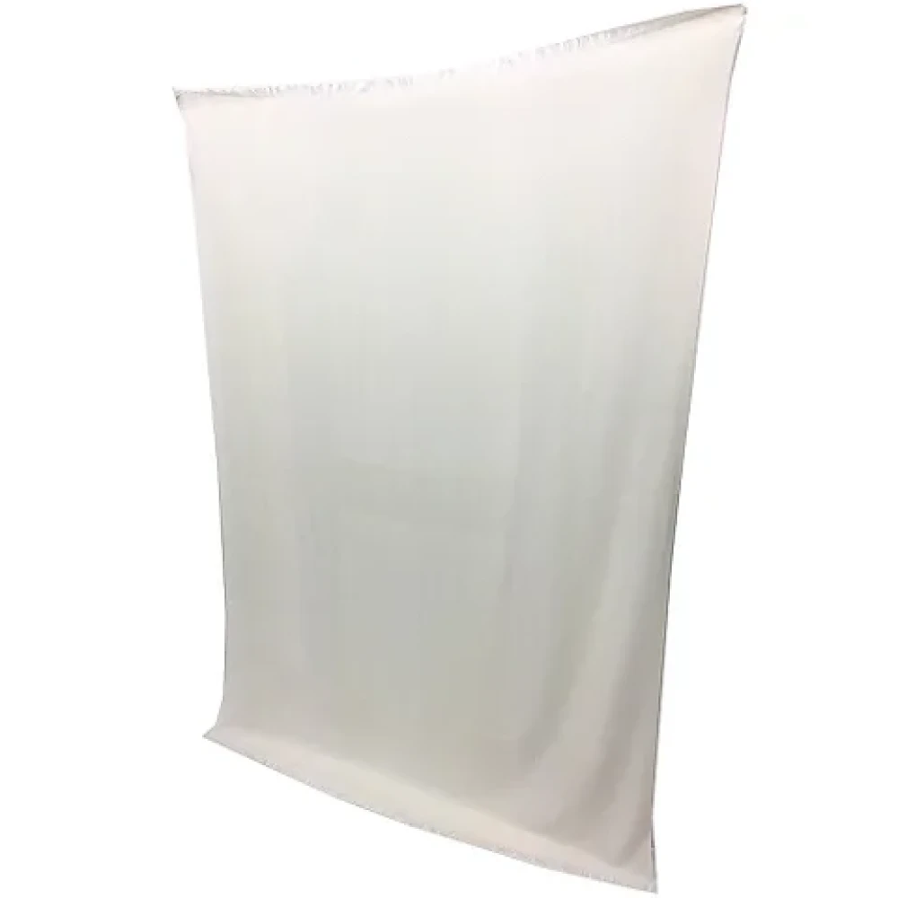 Hermès Vintage Pre-owned Cashmere scarves White Dames