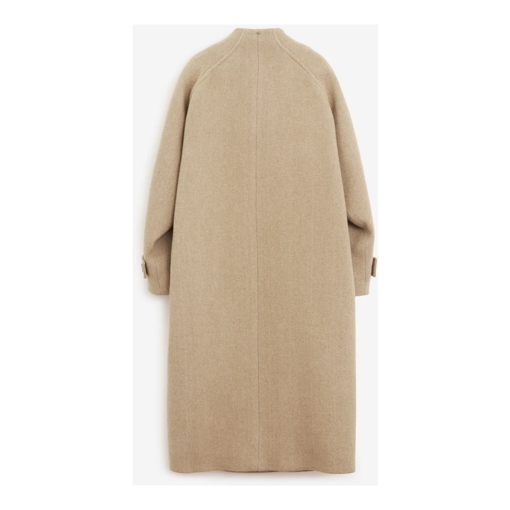 SPORTMAX Stijlvolle Jassen voor Vrouwen Beige Dames
