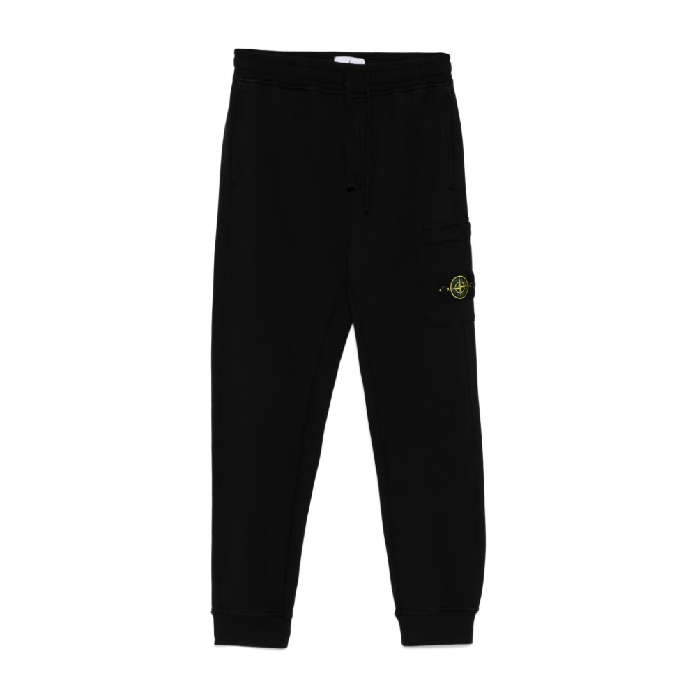 Stone Island Zwarte Casual Broek Black Heren
