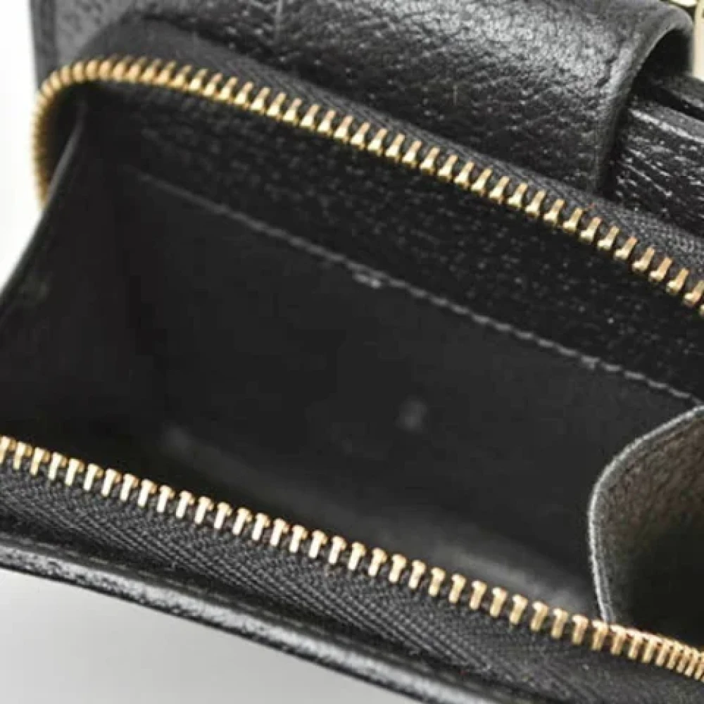 Gucci Vintage Pre-owned Canvas wallets Black Dames