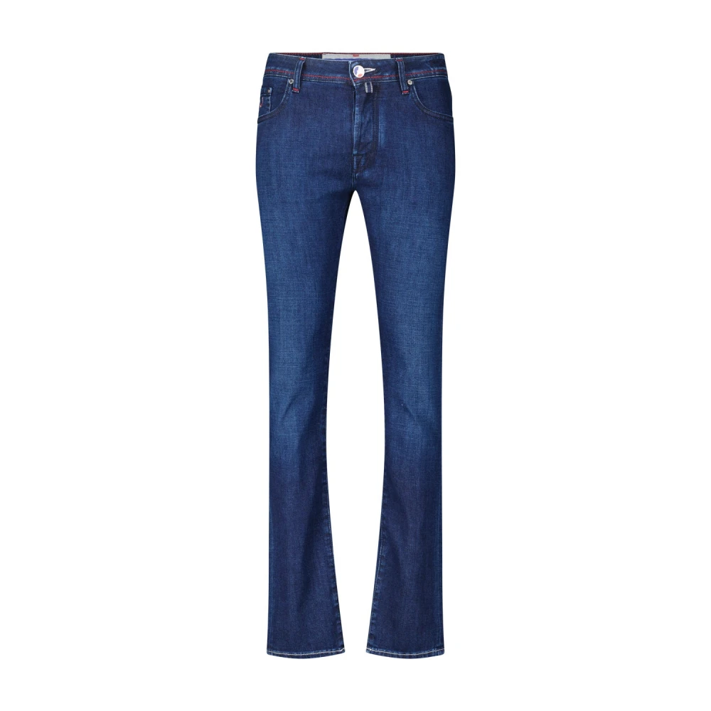 Jacob Cohën Slim-Fit Katoen Bard Jeans Blue Heren