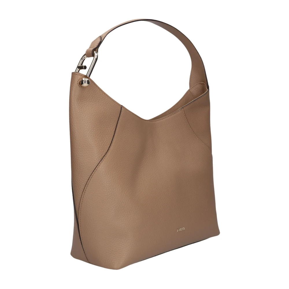 Furla Vrouw Bruin Tassen Dames, One Size, Lara M Hobo