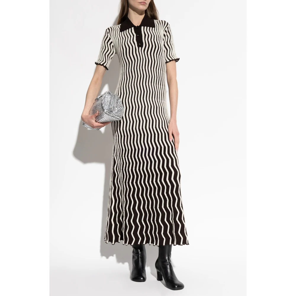 Bottega Veneta Wollen jurk White Dames