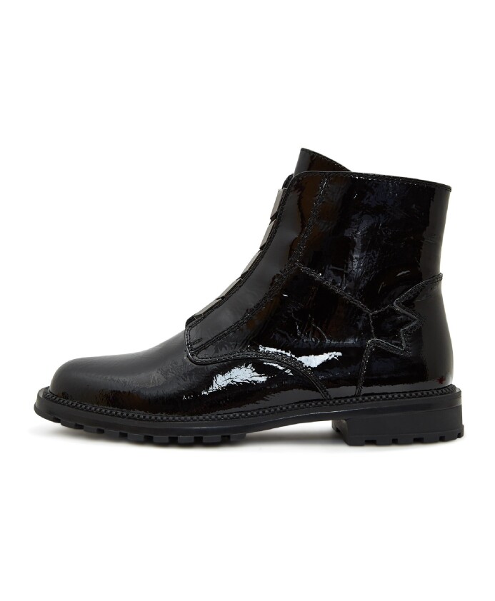 bottines-brillantes-a-fermeture-eclair-noir