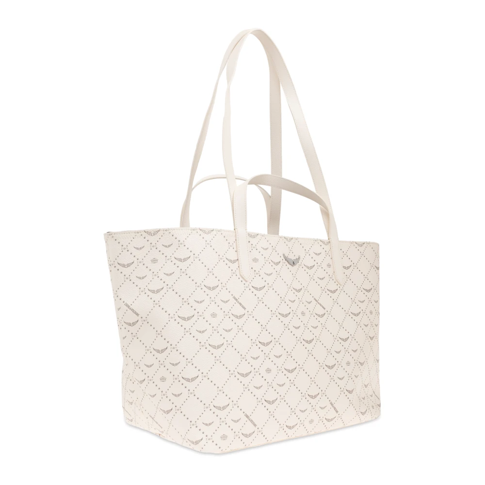 Zadig & Voltaire Tas Shopper Z XL White Dames